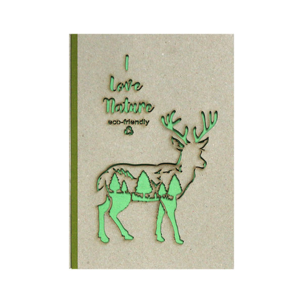 ECO Friendly-Laser Cutting Animal Notebook