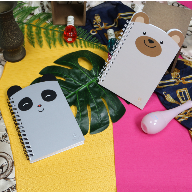 Animal PP Spiral Binding Notebook
