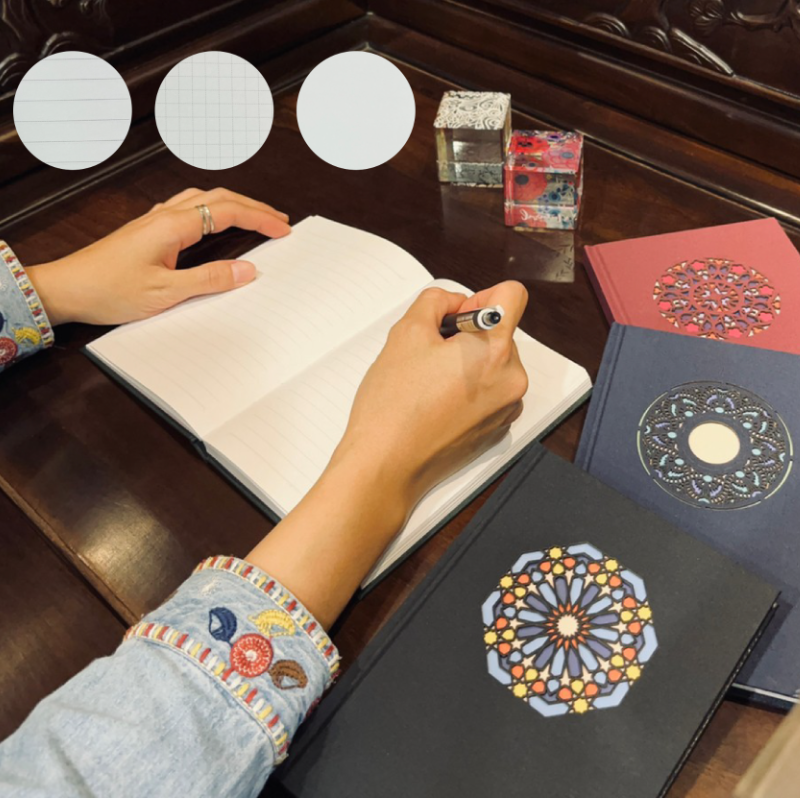 Stained Glass Laser Cutting Book Cloth Journal