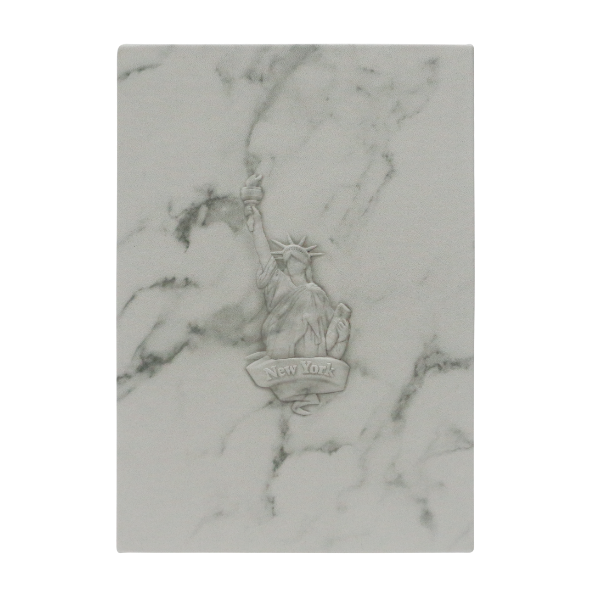 Landmark Relief Embossing Notebook_PU Material 
