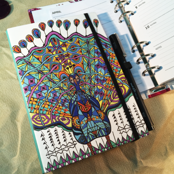 Color Zentangle  Art Style  Organizer