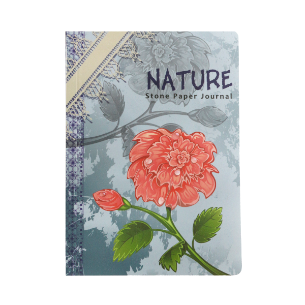 Floral Stone Paper Journal