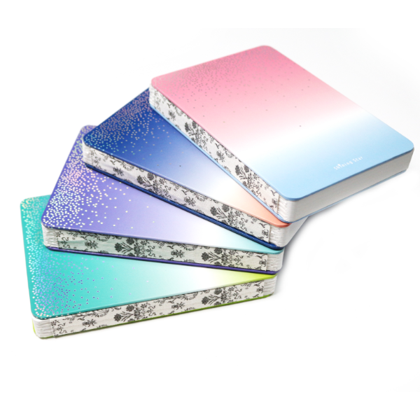Shinning Star Exposed Spine Notebook