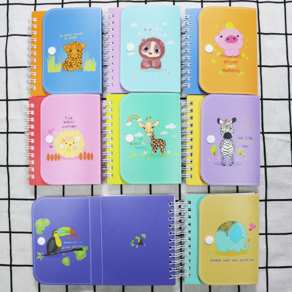 Cute Animal PP Spiral Binding Notebook