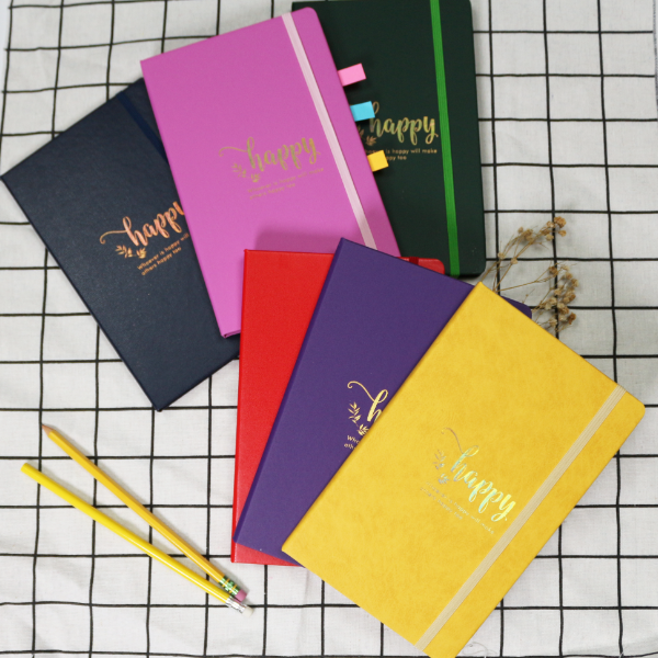 Colored Leatherette Paper Case Bound Journal